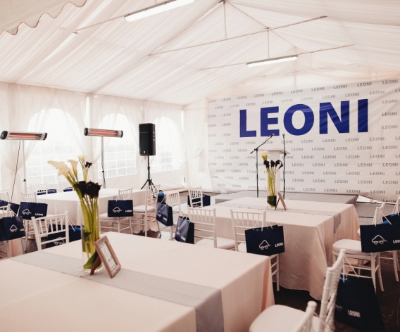 Закладка каменю заводу LEONI